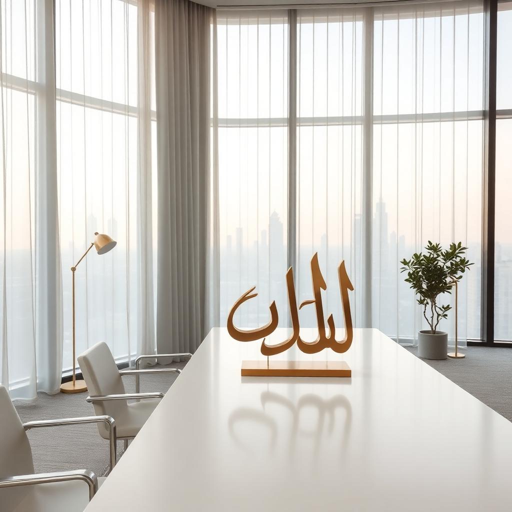 Office Desk Calligraphy Art