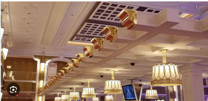 Hotel Luxury Architecture — Coffered Ceiling